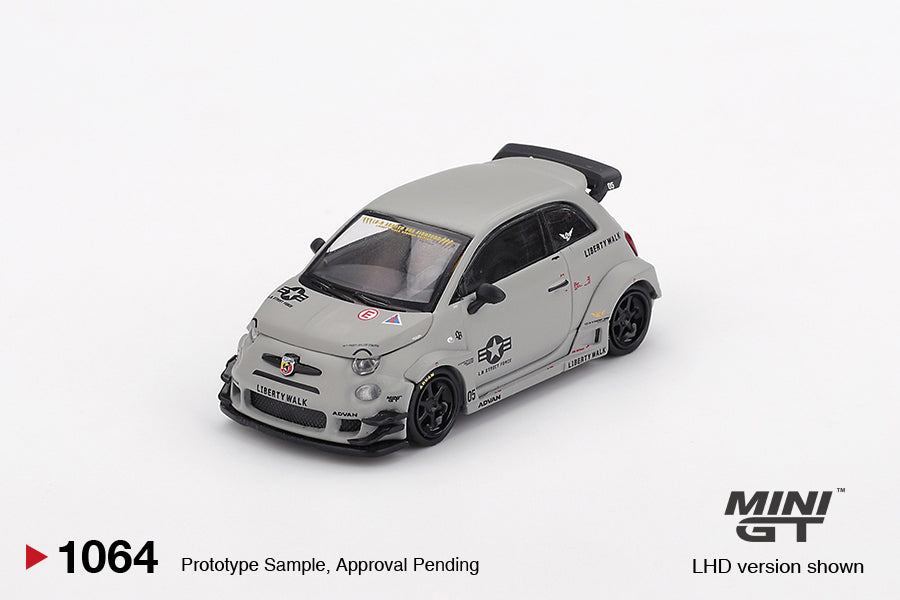 Mini GT Abarth 595 LB-Works X ABAS Works Fighters LHD 1:64 - MGT01064-L