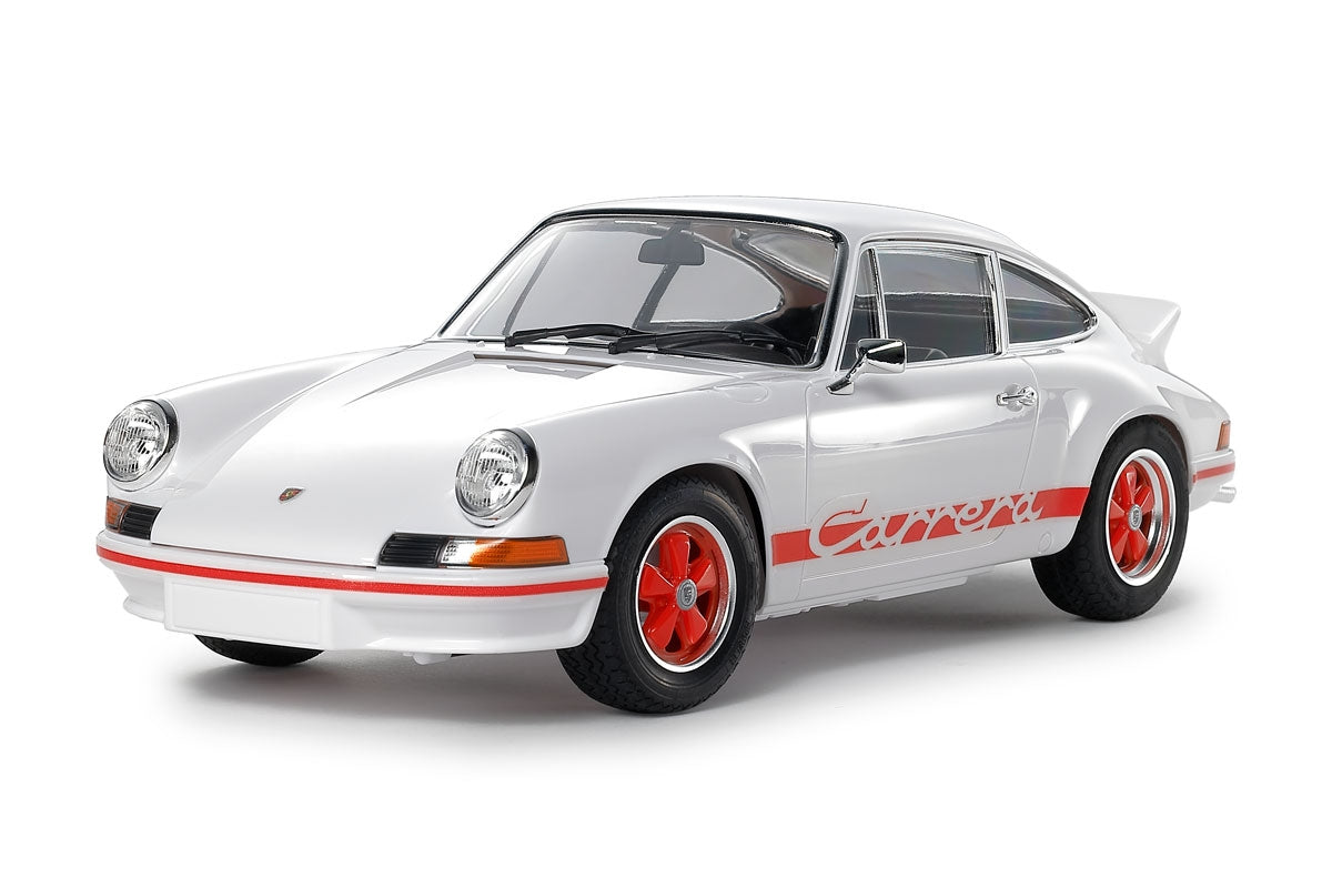 Tamiya Porsche 911 Carrera RS 2.7 White (Clic Loc) 1/24 Plastic Model Kit - Item #28103