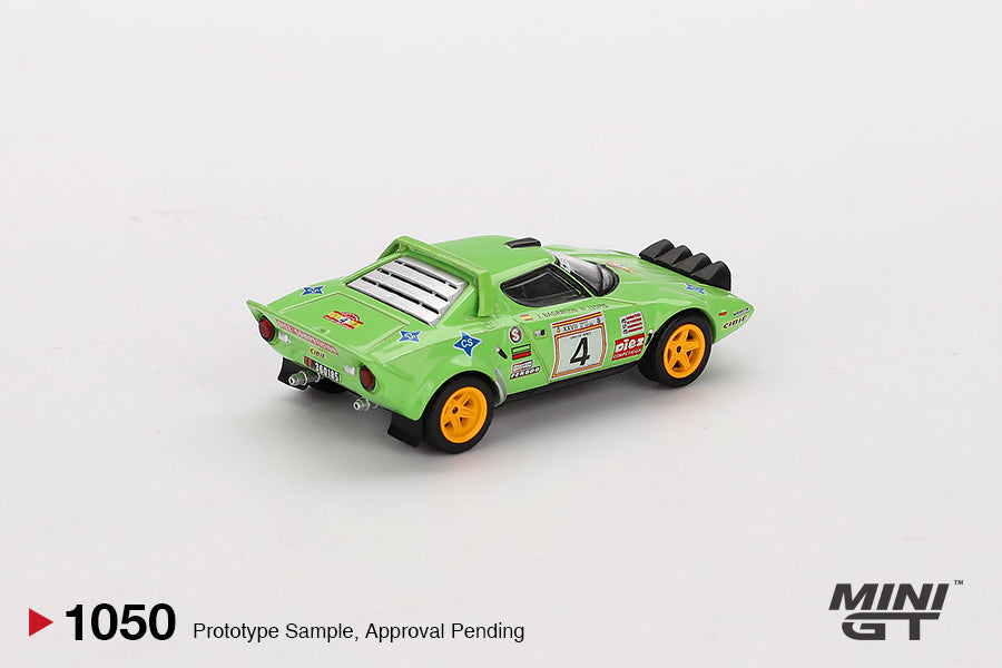 Mini GT Lancia Stratos HF No.04 1979 Spanish Rally Champion LHD 1:64 - MGT01050-L