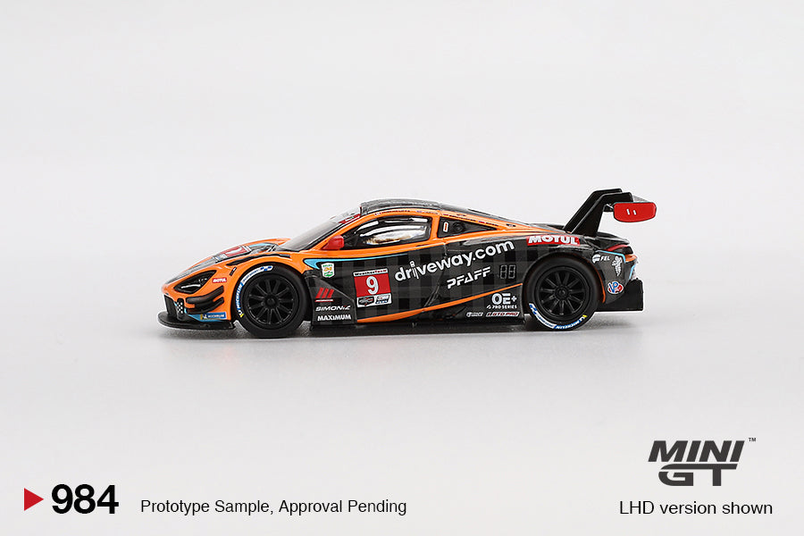 Mini GT McLaren 720S GT3 EVO PFAFF Motorsports 2024 IMSA Dayton LHD 1:64 - MGT00984-L