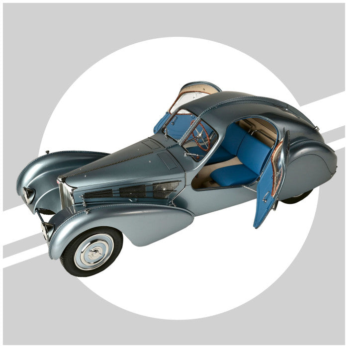 IXO Collections Bugatti SC57 Atlantic - Damaged Box - 1:8 Scale Metal and Plastic Full Kit IXC.BGA.FK