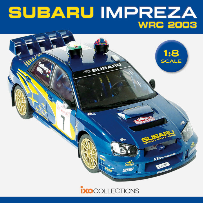 IXO Collections Subaru Impreza STI WRC 1:8 Scale Metal and Plastic Full Kit IXC.SUB.FK