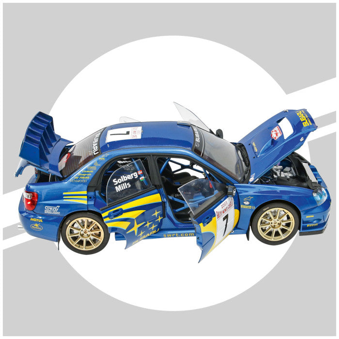 IXO Collections Subaru Impreza STI WRC 1:8 Scale Metal and Plastic Full Kit IXC.SUB.FK