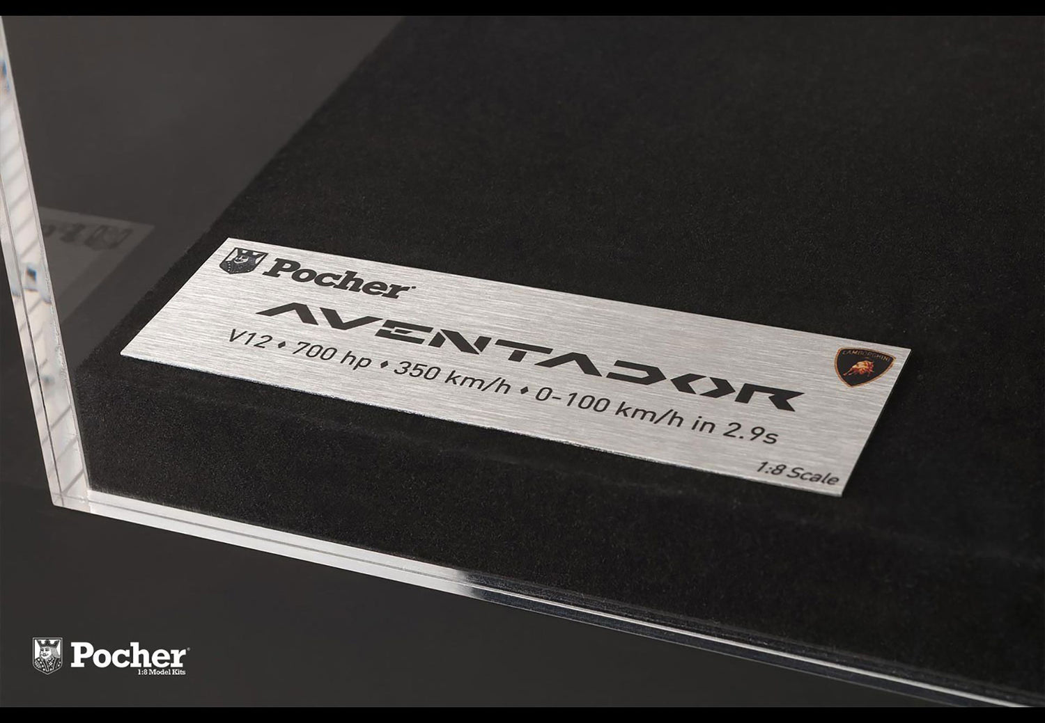 Pocher Car Display Case 1:8 Scale - HK200