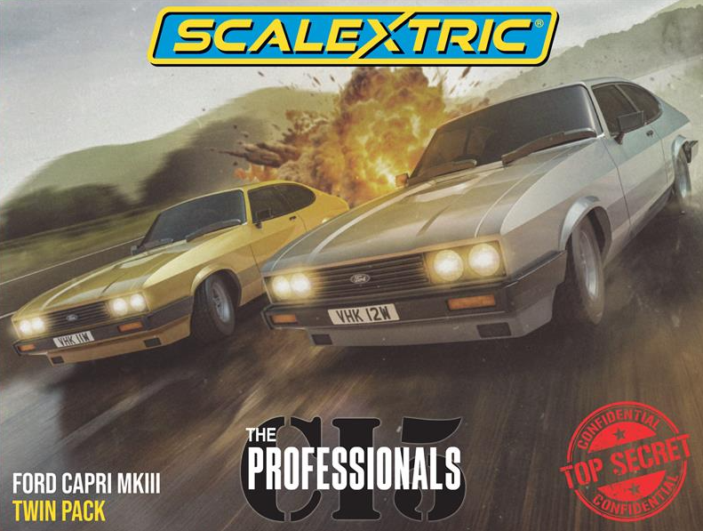 Scalextric The Professionals - Ford Capri MKIII Twin Car Pack - C4642