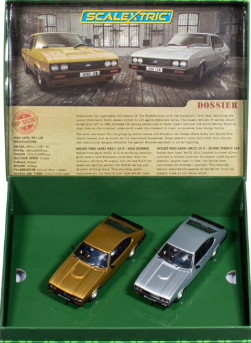 Scalextric The Professionals - Ford Capri MKIII Twin Car Pack - C4642