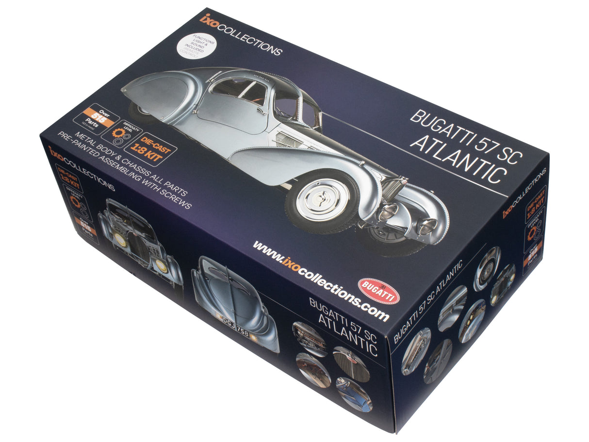 IXO Collections Bugatti SC57 Atlantic - Damaged Box - 1:8 Scale Metal and Plastic Full Kit IXC.BGA.FK