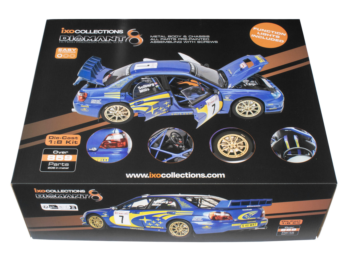 IXO Collections Subaru Impreza STI WRC 1:8 Scale Metal and Plastic Full Kit IXC.SUB.FK