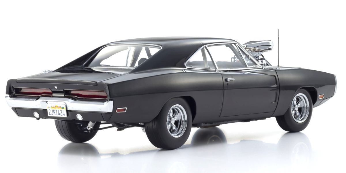 Kyosho Dodge Charger R/T 1970 Fast & Furious Black 1:18 Scale KS08974FF