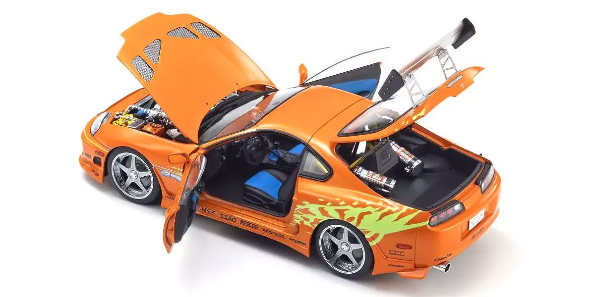 Kyosho Toyota Supra Turbo Fast & Furious Orange Pearl 1:18 Scale KS08975FF