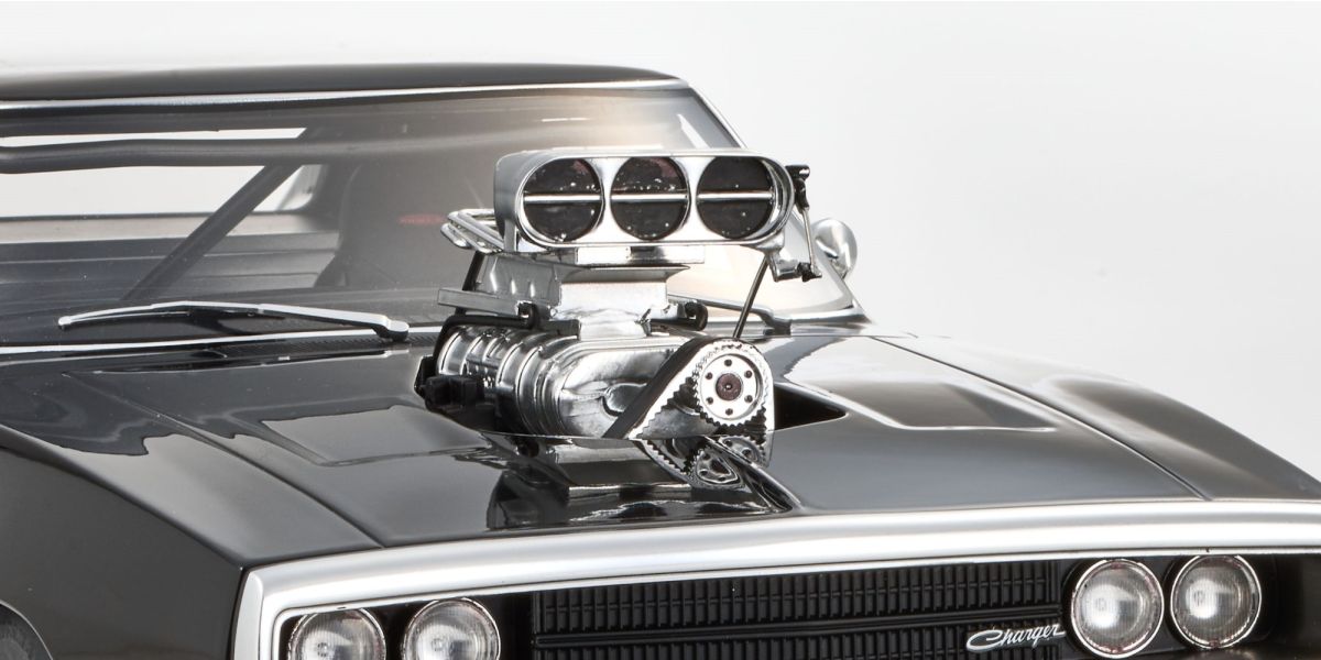 Kyosho Dodge Charger R/T 1970 Fast & Furious Black 1:12 Scale Resin KSR12008A