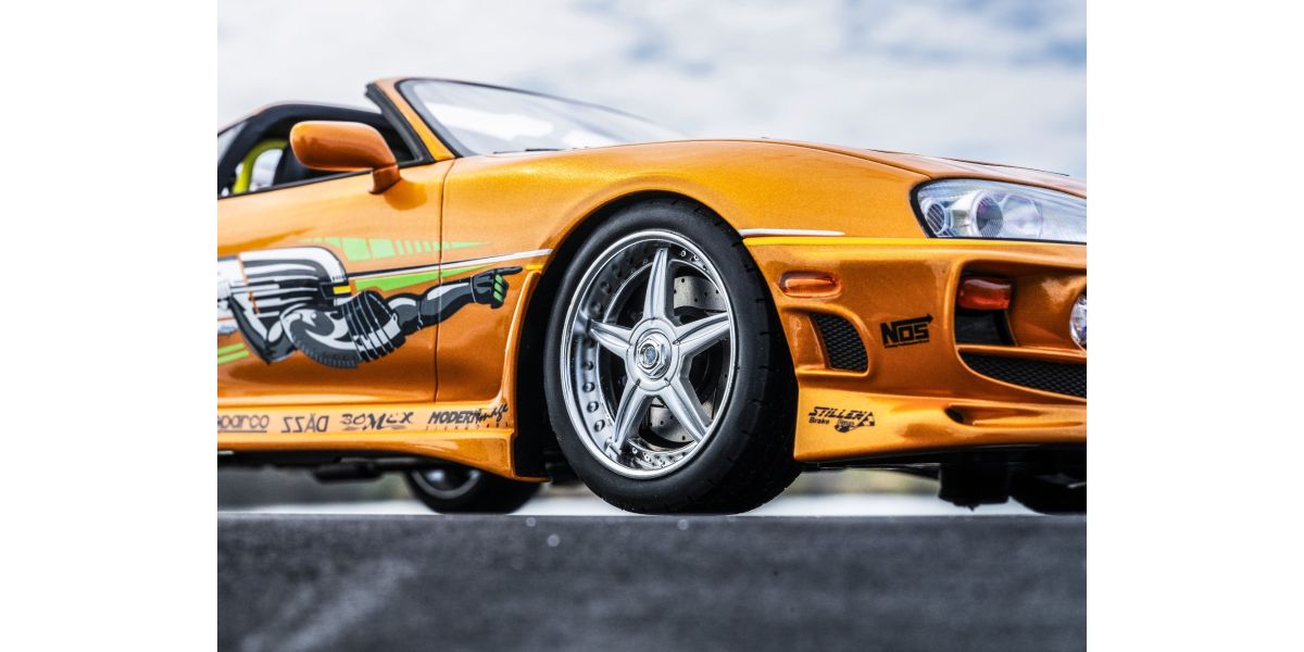 Kyosho Toyota Supra Turbo Fast & Furious Orange Pearl 1:12 Scale Resin KSR12009A