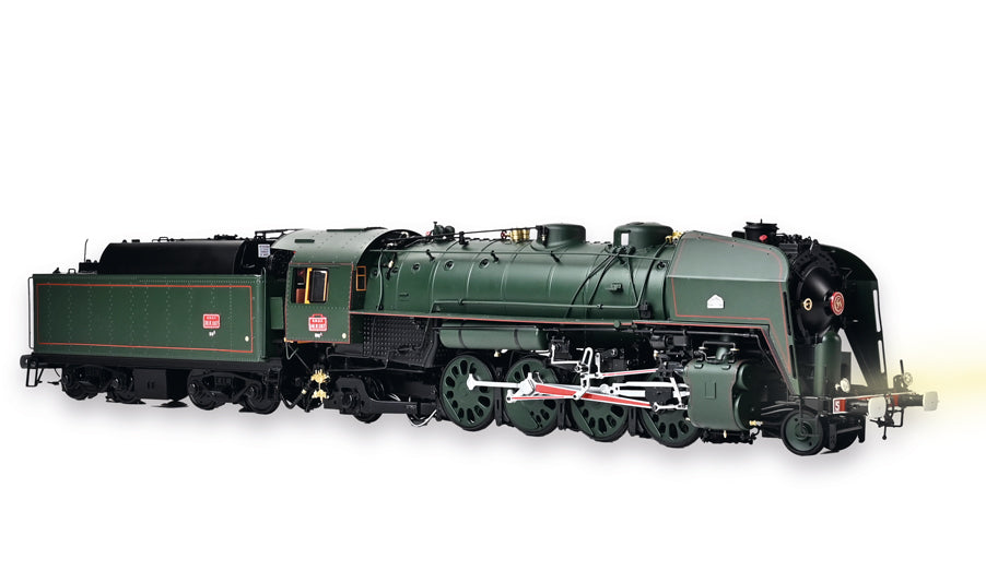 IXO Collections 141-R Steam Locomotive 1:32 Scale Metal and Plastic Full Kit IXC.141.FK