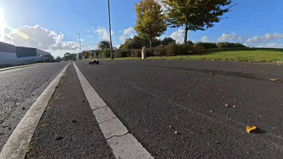 Tomley RC - PD Racing Brushless Truggy Top Speed Run gif