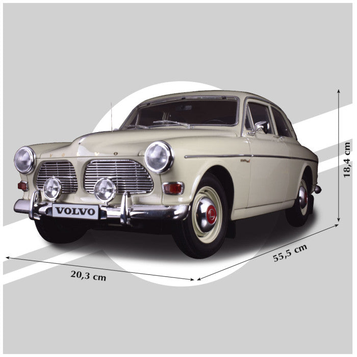 IXO Collections Volvo 122S 1:8 Scale Metal and Plastic Full Kit IXC.VOL.FK