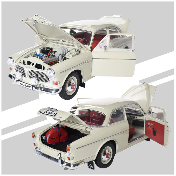 IXO Collections Volvo 122S 1:8 Scale Metal and Plastic Full Kit IXC.VOL.FK