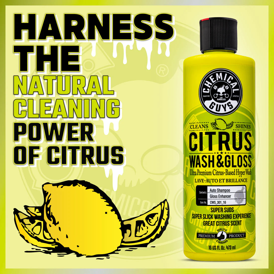 Chemical Guys Citrus Wash & Gloss Concentrated Car Wash