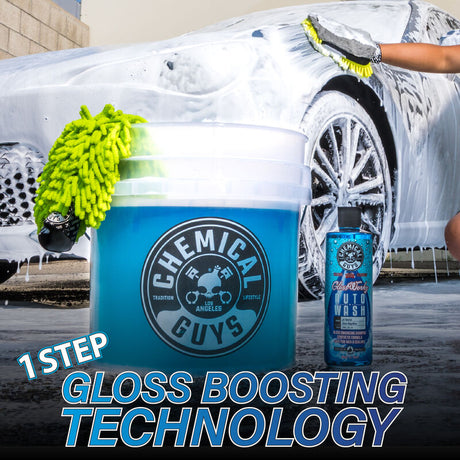 Chemical Guys Glossworkz Auto Wash Gloss Booster and Paintwork Cleanser - 16oz