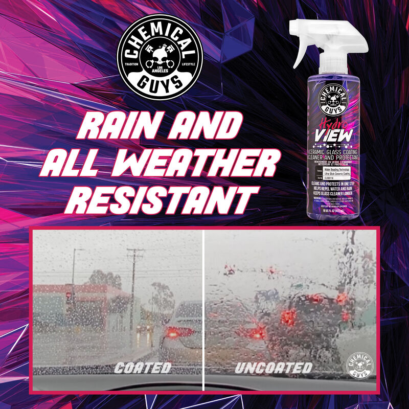 Chemical Guys Hydro View Ceramic Glass Cleaner & Coating - 16oz
