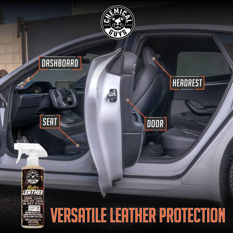 Chemical Guys Hydro Leather Ceramic Leather Protective Coating & Quick Detailer