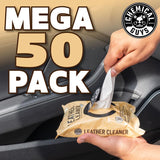 Chemical Guys Leather Cleaner Wipes - 50 Wipes