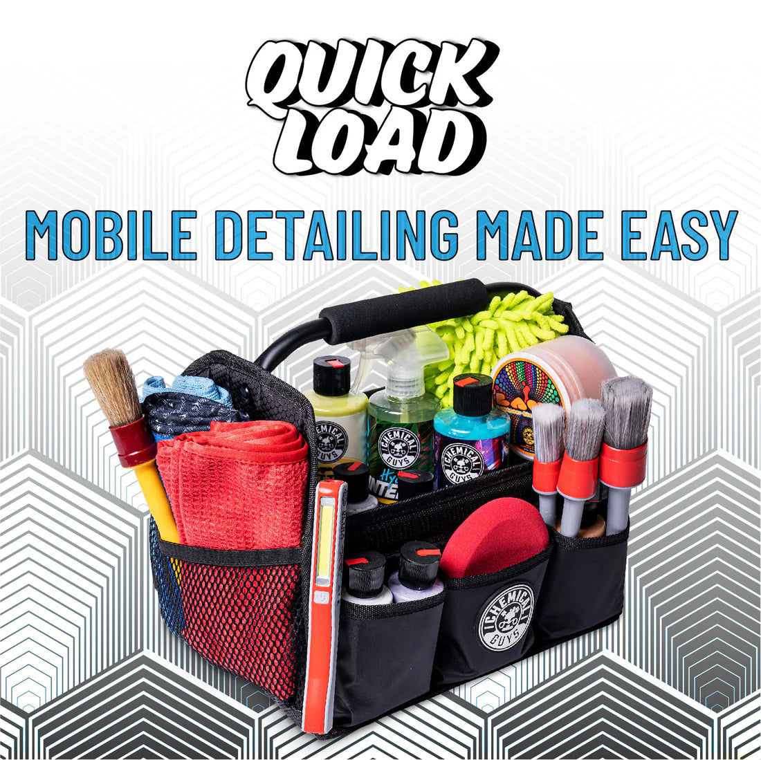 Chemical Guys Quick Load Carrying Caddy & Storage Organiser