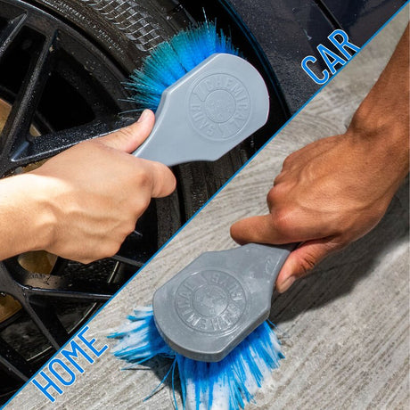 Chemical Guys Big Blue Stiffy Heavy Duty Tire Brush - Blue