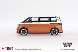 Mini GT Volkswagen ID Buzz Candy White / Energetic Orange RHD 1:64 - MGT01061-R