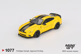 Mini GT LB★WORKS FORD MUSTANG Triple Yellow 1:64 - MGT01077-R
