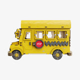 Puremind Peanuts™ Snoopy Yellow School Bus Wooden Kit 1204