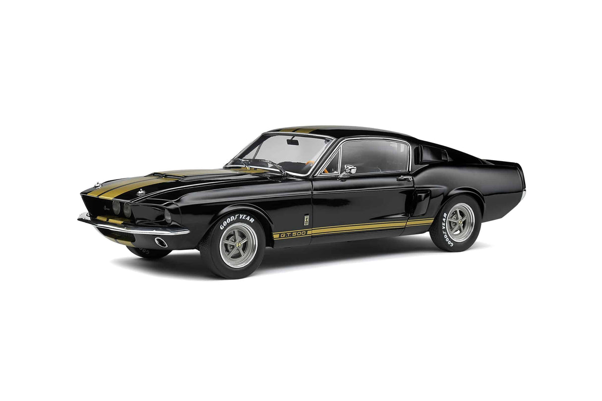 Solido Shelby GT500 Black w/ Gold Stripes 1967 1:18 S1802908