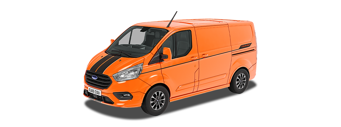 Corgi Ford Transit Custom Sport Van - Orange Glow VA15101 1:43