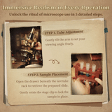 Pantasy Retro Microscope with Accessories Set 1107 pcs Brick Model Kit 85034