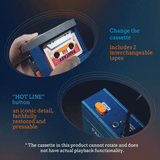 Pantasy Retro Tape Cassette Player 569 pcs Brick Model Kit 85039