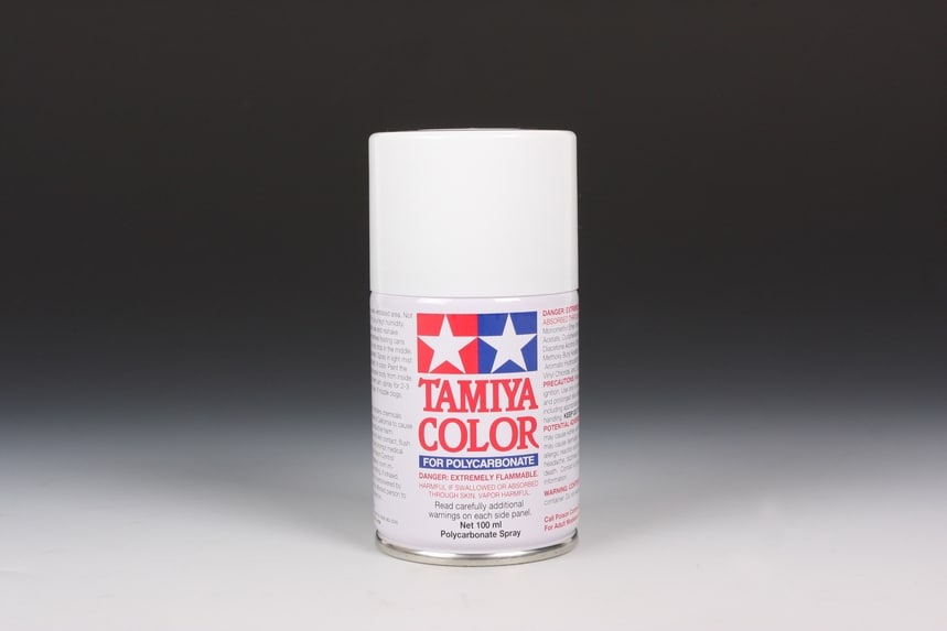 Tamiya PS-1 White Paint 100ml Spray Can - Item #86001