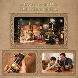 Pantasy Retro Microscope with Accessories Set 1107 pcs Brick Model Kit 85034