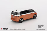 Mini GT Volkswagen ID Buzz Candy White / Energetic Orange RHD 1:64 - MGT01061-R