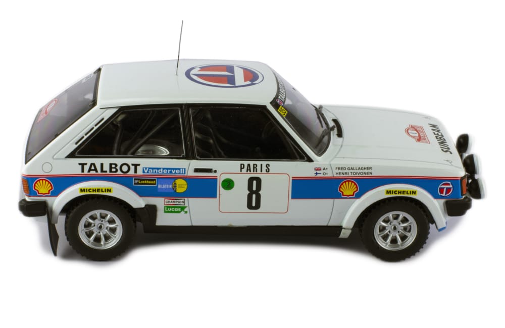IXO Talbot Sunbeam Lotus #8 H.Toivonen / F.Gallagher Rally Monte Carlo 1981 1:18 - 18RMC095B.20
