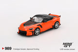 Mini GT Nissan Z VeilSide FFZ400 Orange RHD 1:64 - MGT00989-R