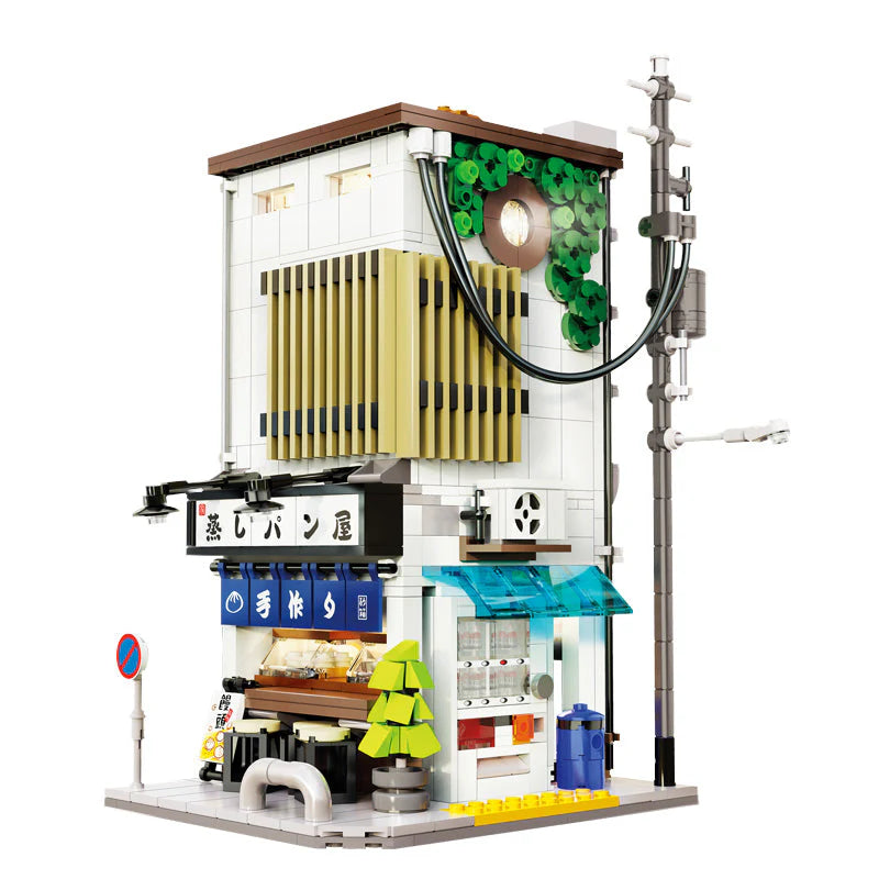 CaDA Japanese Steamed Bun Shop 1108 pcs Brick Model Kit C66006W