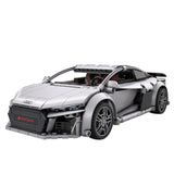 CaDA Audi R8 Coupe 1:14 536 Pieces Brick Model Kit C57012W