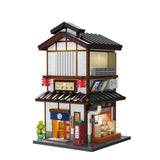 CaDA Japanese Corner Yakitori Izakaya Restaurant Bar 1195 pcs Brick Model Kit C66019W