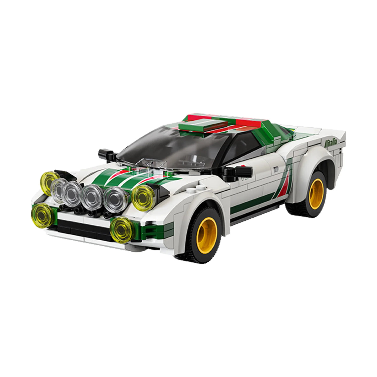 CaDA Lancia Stratos HF Gr.4 Car 1:20 278 Pieces Brick Model Kit - RC Control - C51066W