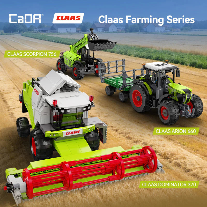CaDA CLAAS Scorpion 756 Farm Telehandler 401 Pieces Brick Model Kit C65016W