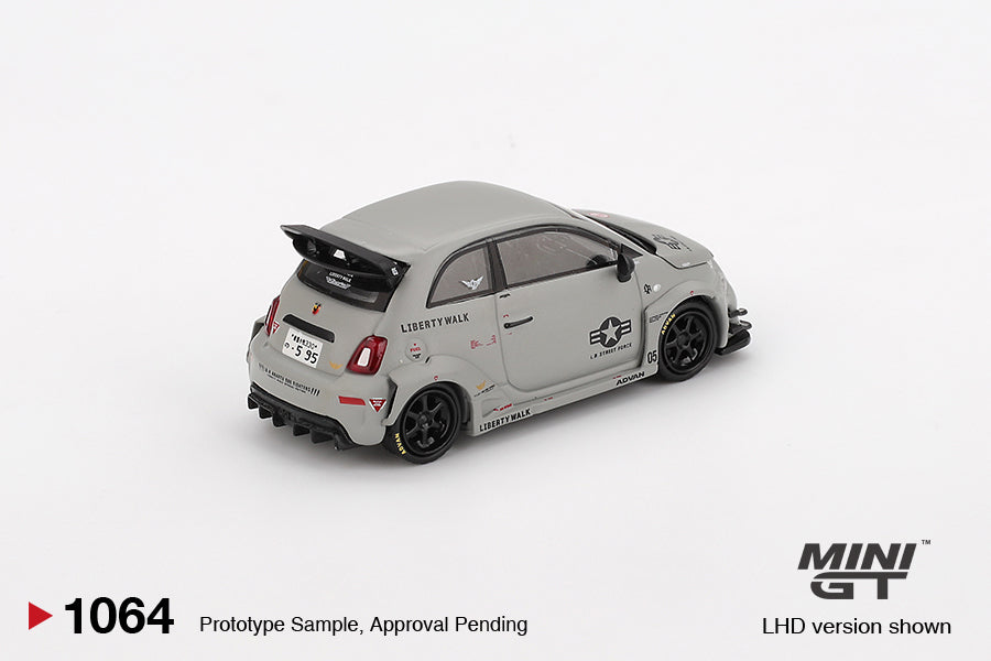Mini GT Abarth 595 LB-Works X ABAS Works Fighters LHD 1:64 - MGT01064-L