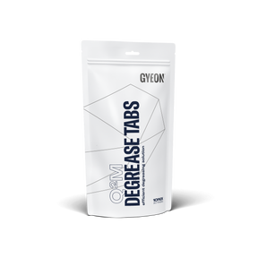 Gyeon Q²M Degrease Tabs Bag of 10 x 2 tabs per pack = 20 Tabs in total.