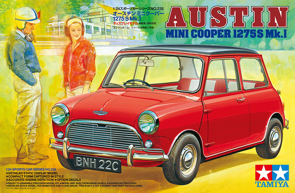 Tamiya Austin Mini Cooper 1275S Mk.I 1/24 Model Kit - Item #24235