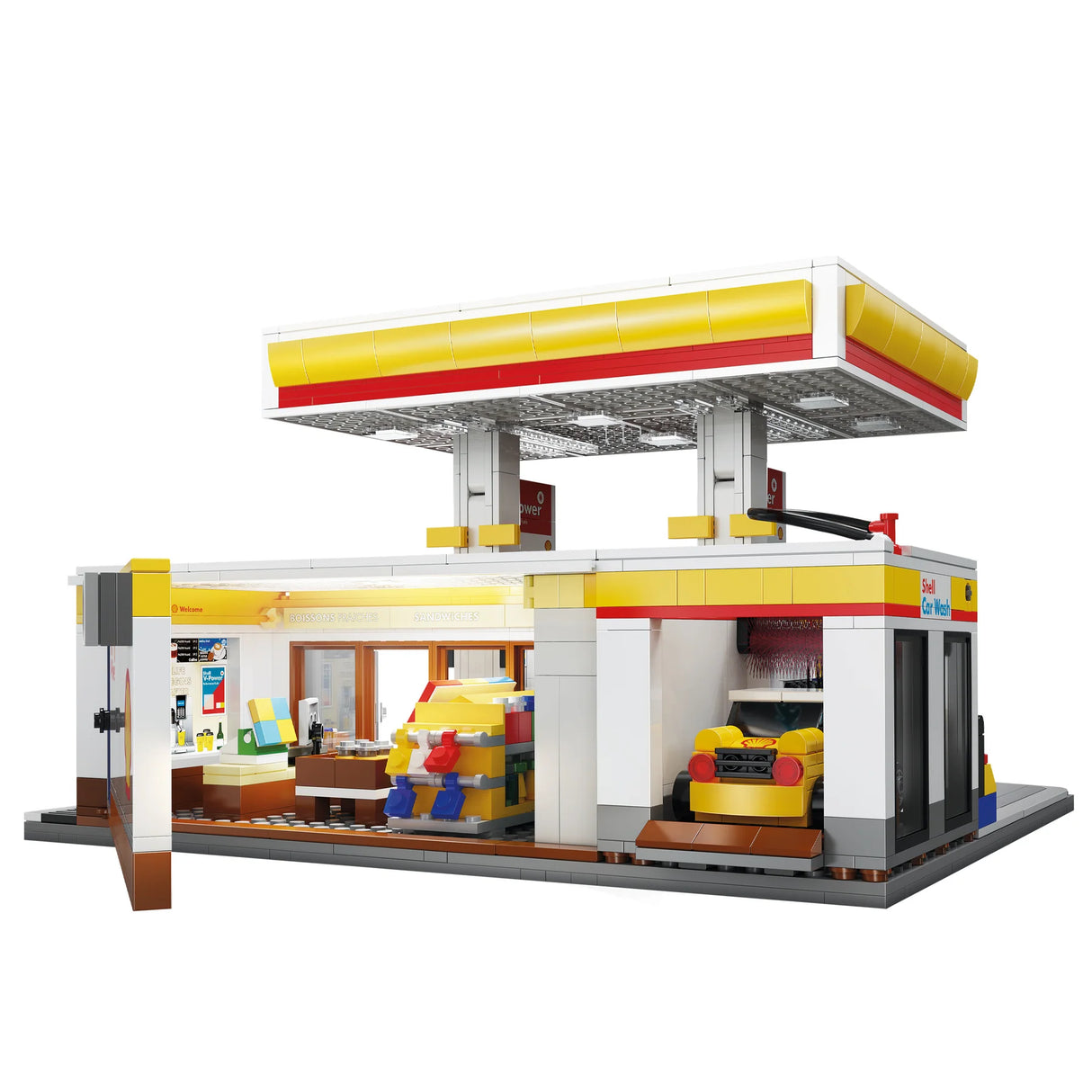 CaDA Shell Retail Station 1309 Pieces Brick Model Kit C66026W