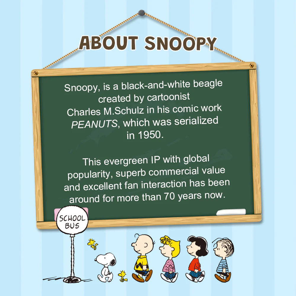 Puremind Peanuts™ Snoopy Yellow School Bus Wooden Kit 1204