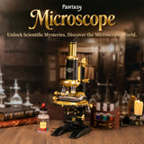 Pantasy Retro Microscope with Accessories Set 1107 pcs Brick Model Kit 85034